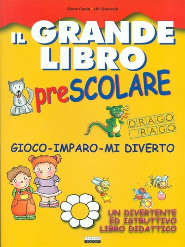 Grande libro pre - libro, scolare